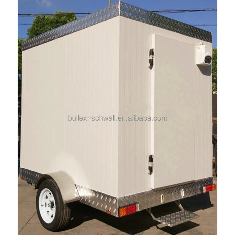 Mobile Refrigeration Cold Room Mobile Cold Room For Sale ISO9001 Fiberglass Sandwich Stainless Steel