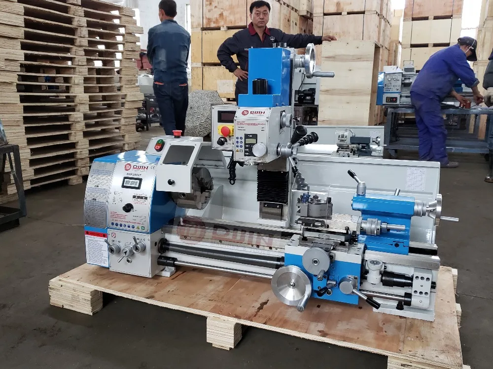 Variable Speed mini lathe Multi-purpose Lathe And Milling Machine jyp290vf spindle bore 38mm DRO for sales