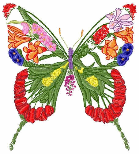 popular beautiful butterfly design  iron on embroidery patch