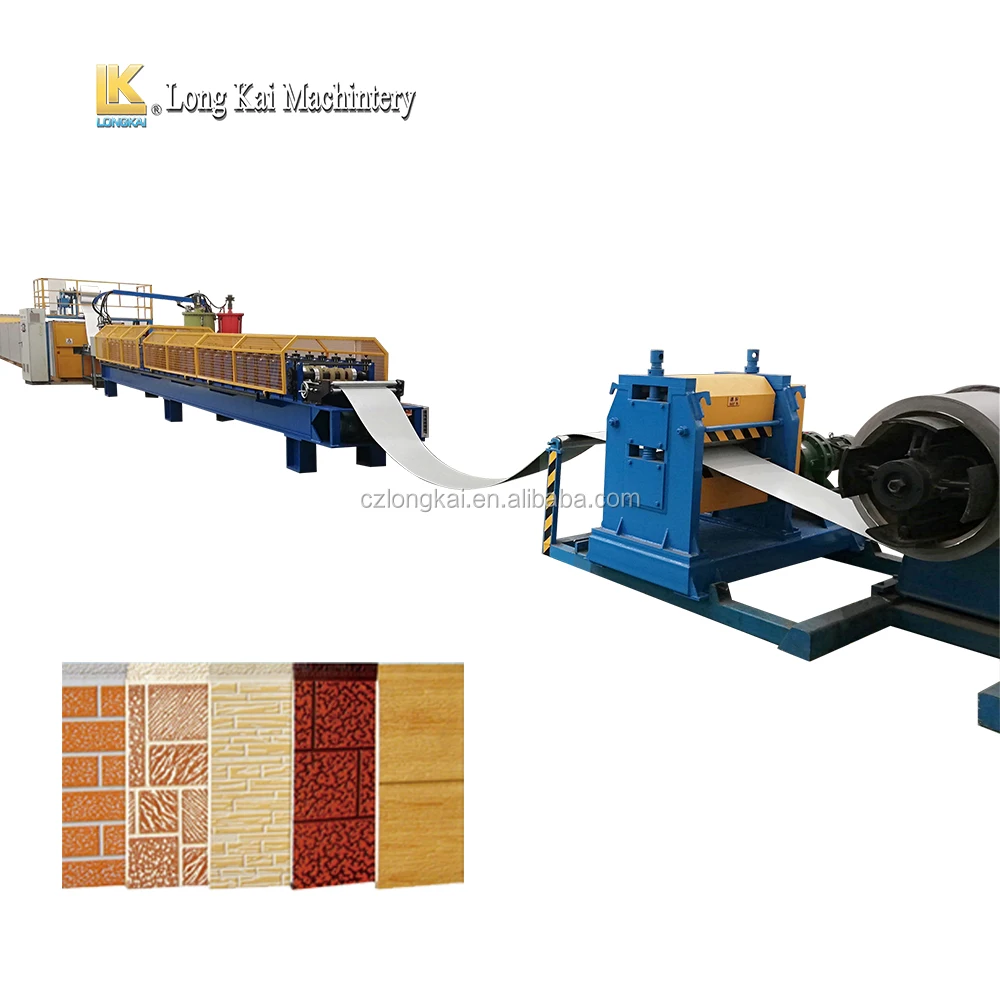 Wall board  PU Sandwich panel making machine  production line