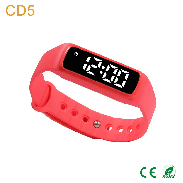 Waterproof ring digital wristband countdown timer Kids potty training watch for girls boys