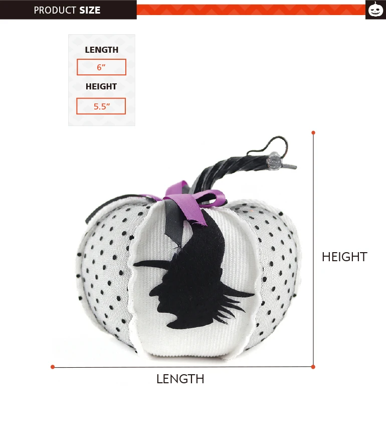 
holiday desk top felt accessories handmade pumpkin halloween hot novelty items for sale 