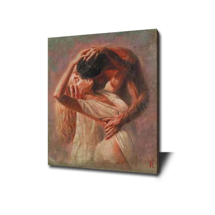 Hot Sale Bedroom Wall Decor Handmade Canvas Artwork Abstract Wall Art Romantic Portraits Paintings