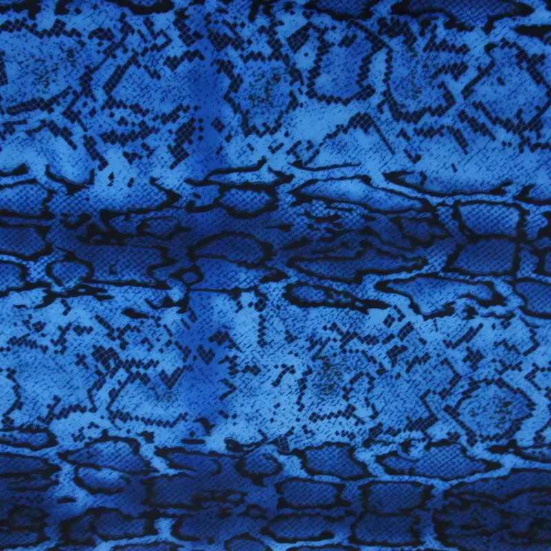 86% Polyester 14% Spandex  Custom Snake Skin Printed Bikini Fabric