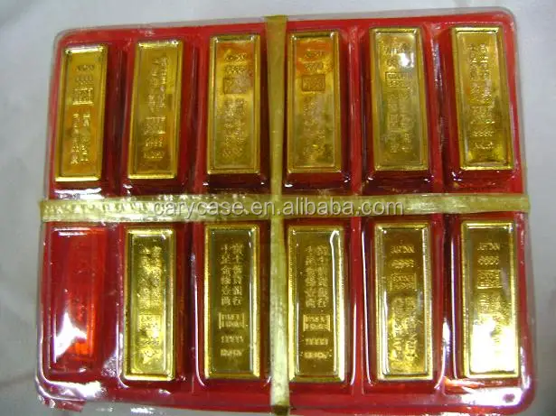 Teapot Golden kitchen tools, gold ingots and bars , good wealth for dead people