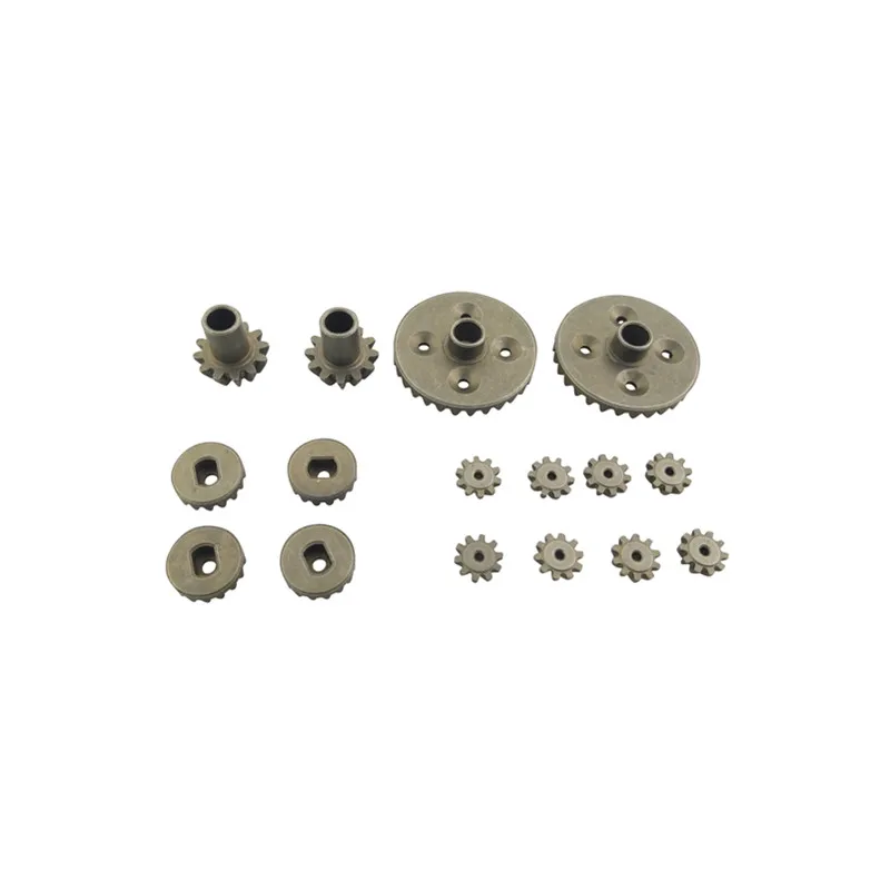 16 шт. металлическая Шестерня 12T 24T 30T для WLtoys 12428 12423 детали автомобиля с дистанционным управлением задний приводной вал активный дифференциал металлическая шестерня