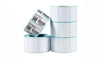Factory wholesale Die Cut 4x6 thermal sticker labels a6 shipping label sticker direct thermal label roll