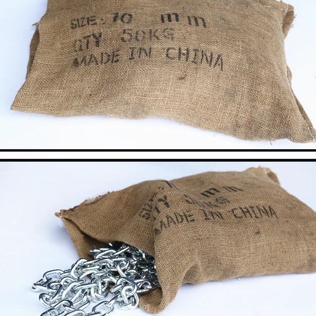 short type 4-6mm small galvanized link chains for binding