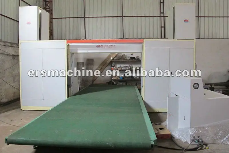 PU foam CNC Circular Contour sponge cutting machinery worktable with mesh belt