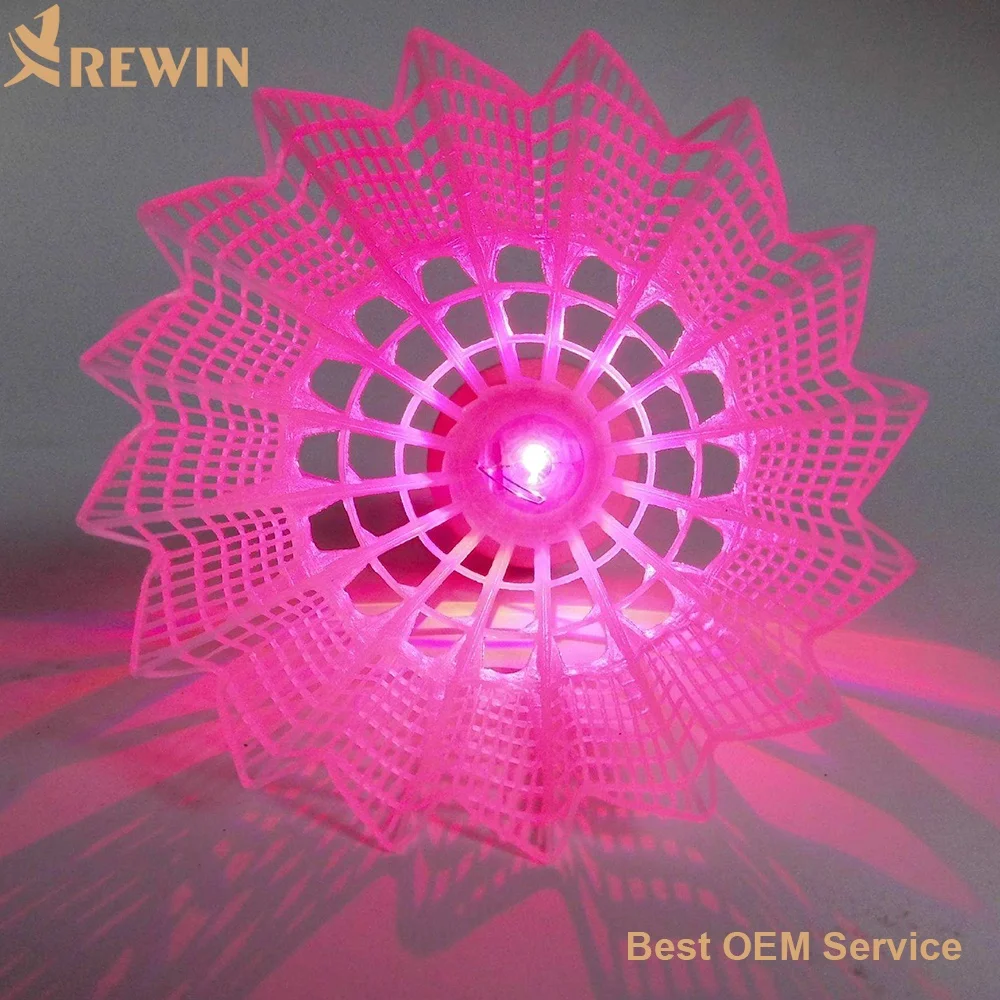 
LED Shuttlecock for Badminton 4pcs Per Tube 