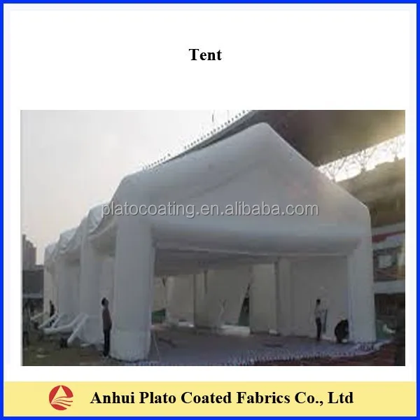 waterproof 100% polyester PVC tarpaulin Giant PVC Tarpaulin Inflatable Party Tent