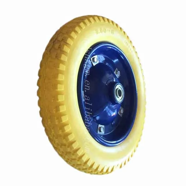 
Small Tire 3.00-8 Top Quality PU Foam Rubber Wheels For Wholesale 