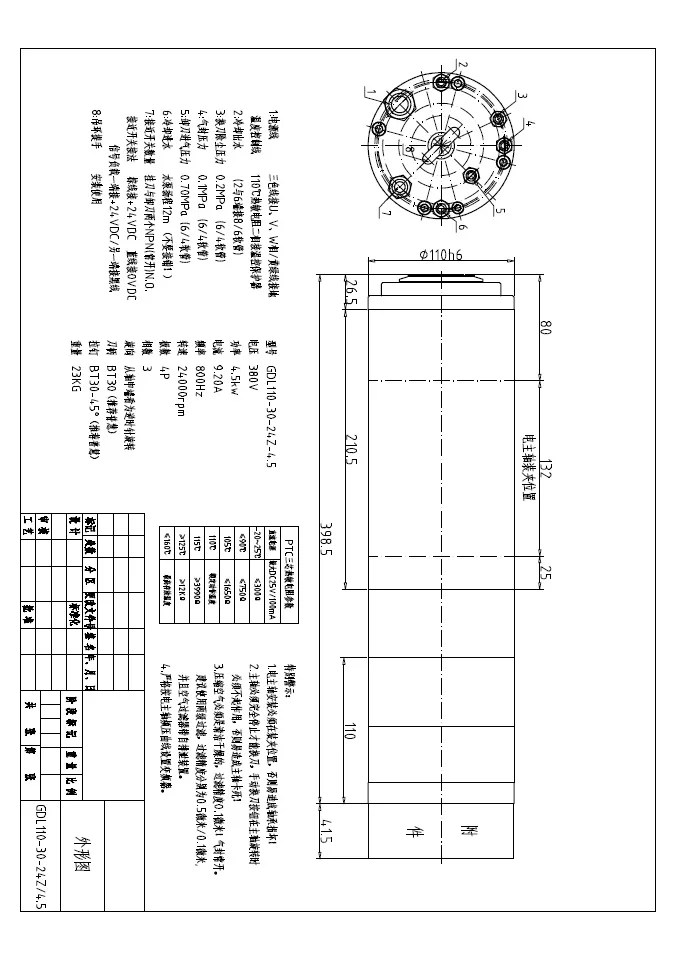 GDL110-30-24Z-4.5(8)