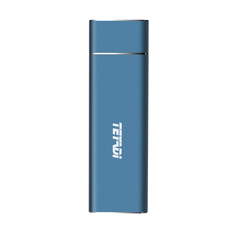 TEYADI E206 512GB SSD External Solid State Drive, USB Slim Portable m.2 SSD