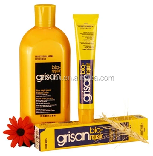 Professional Anti Allergic Organic Hair Color and Developer Set Red Purple Brown Permanent