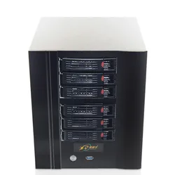 6bays wifi nas case hot swapfor 6 hard drive with 250w power supply