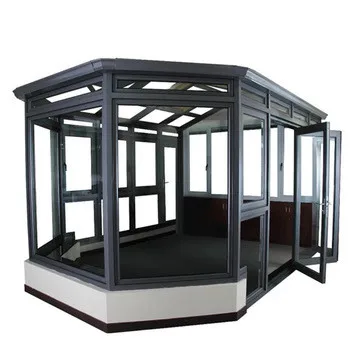 
Topwindow Prefabricated Heat Insulated Laminated Glass Conservatory Sunroom Aluminum Frame Winter Garden CostSunroom Kit 