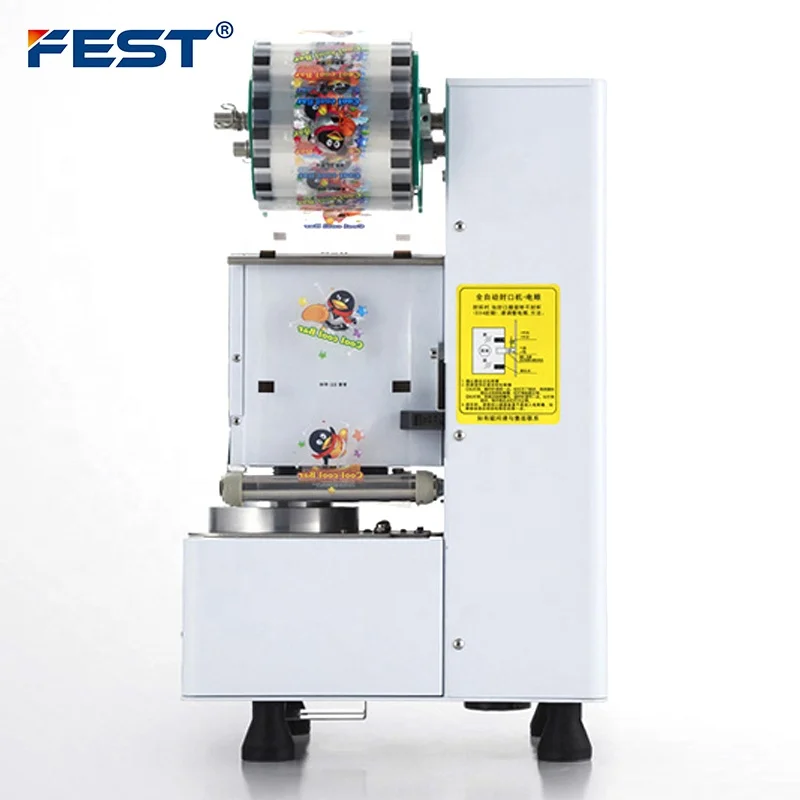 FEST factory plastic film cups packing pp films to seal drinks foods pp pc paper cups by soft pp sealing films