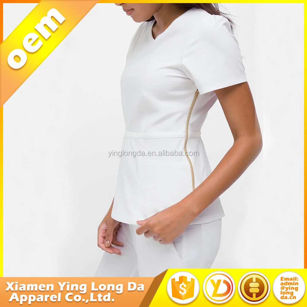 
OEM Supply woman scrub nurse uniforms Healthcare Clinics Nursing Homes 