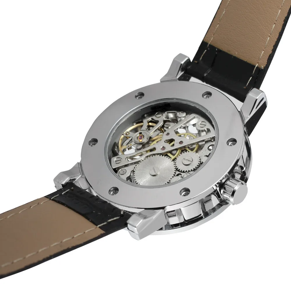 
Newest Diamond Dial Men Design Winner Mechanical Watches 