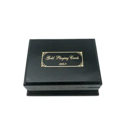 Wholesale MDF playing card box custom glossy wooden Varnish box gift luxury storage poker packaging box