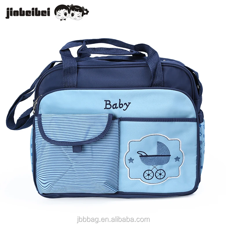 Factory direct price stylish design hanging mummy baby diaper bag 2018