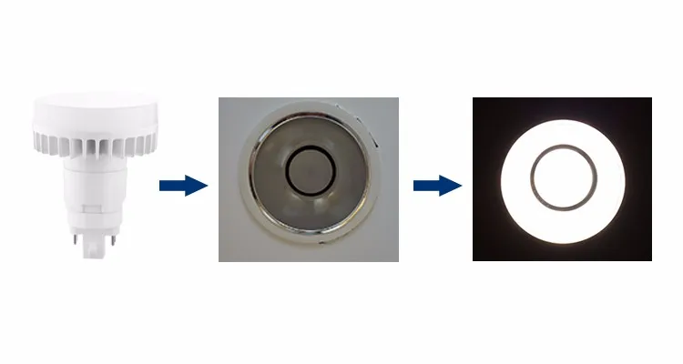 
TYPE A 12W DLC UL listed G24Q base vertical LED PL lamp driven by CFL Ballast suitable for 6