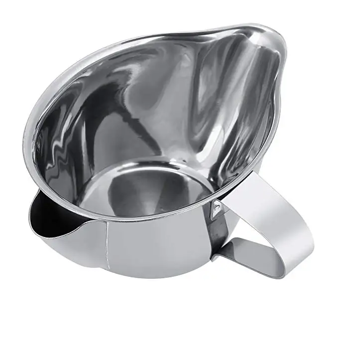 2 in 1 Cooking Tools Stainless Steel Oil Fat Separator Bowl Gravy Jug Oil Soup Strainer with Handle Grease Trap