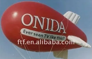 inflatable flying Shark airship newest fashionable PVC inflatable airship  Huge airship for advertising