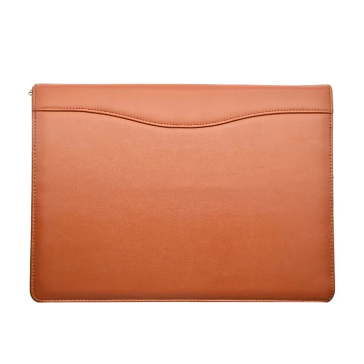 3 Ring Binder Compendium Folders Leather File Holder Portfolio For Hotel Rooms