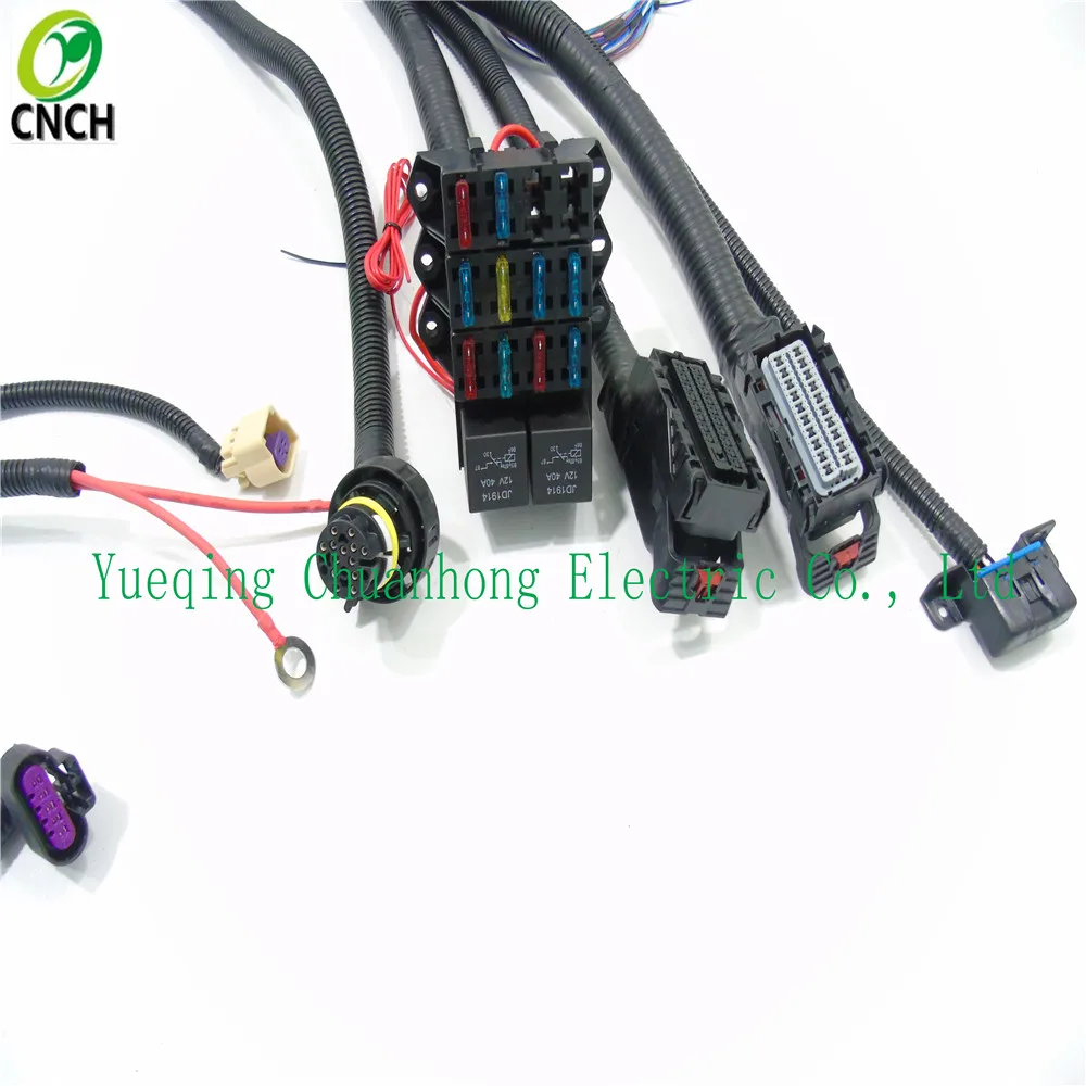 GM LS3 автономный провод с приводом передачи 6L80E от провода DBW E38 ECM