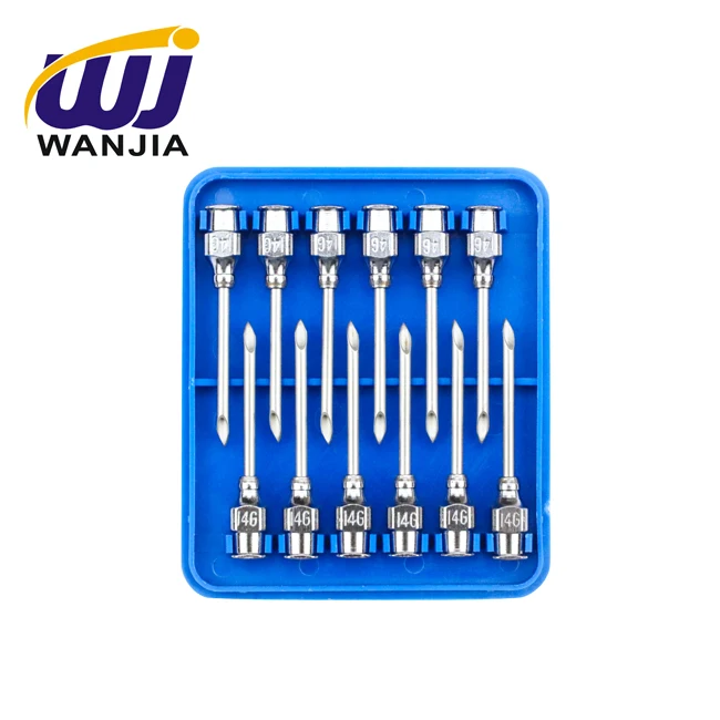  Ветеринарная игла WJ307 из нержавеющей стали (игла 13