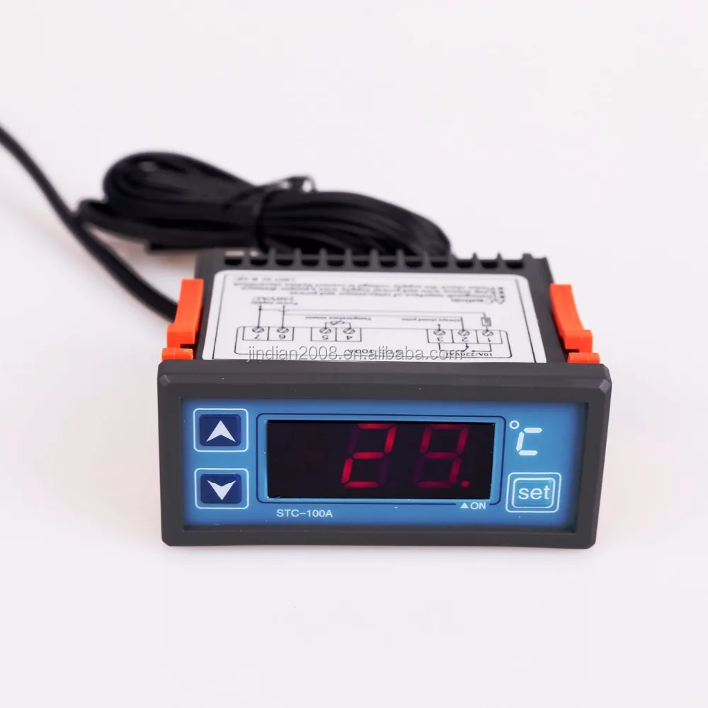 220V 10A цифровой умный температурный контроллер термостат для контроля уровня сахара в крови с температурным датчиком 2 релейный выход