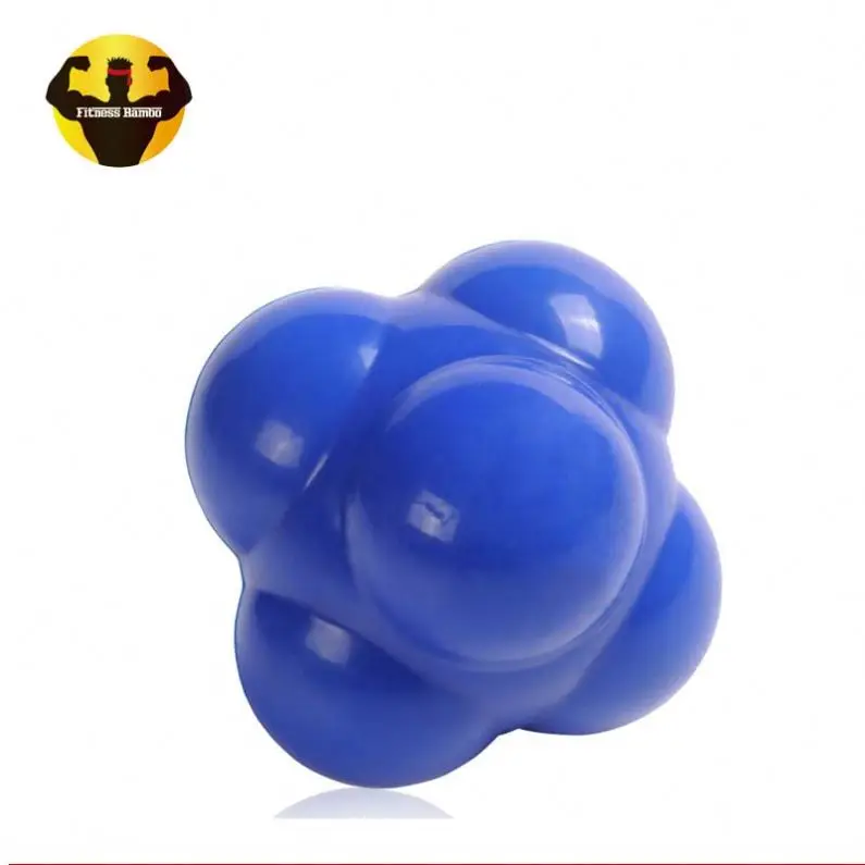 Силиконовый мяч RAMBO для фитнеса, тренажерного зала с шестью рожками, мяч для тренировки скорости и реакции