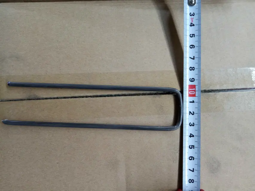 100 пакет 6-дюймовый оцинкованный заземляющий сад скобы