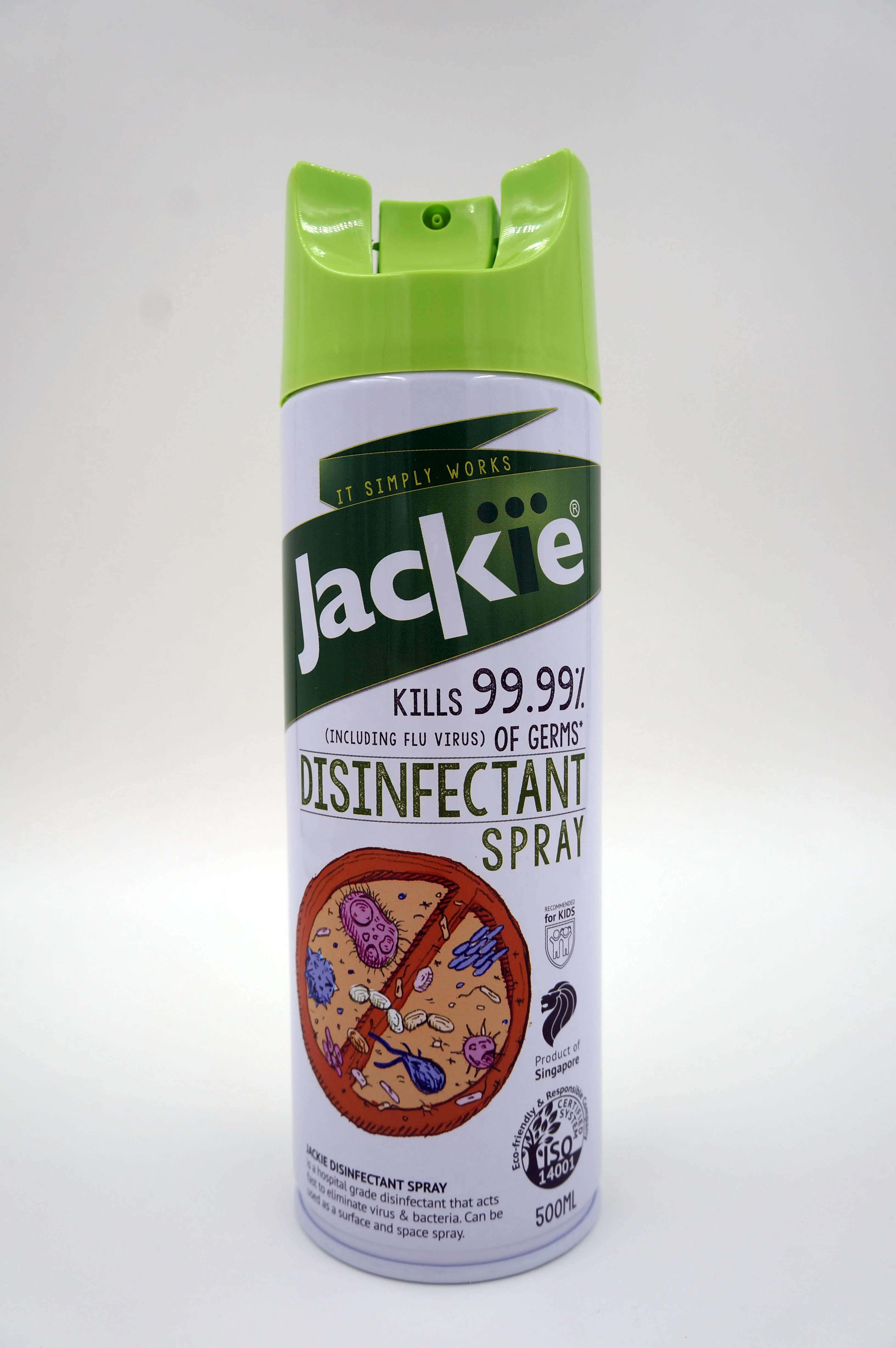Jackie Air Disinfection Aerosol Spray Air Freshener Spray Manufacturer Ready Stock 500ML Other Household Chemicals Green