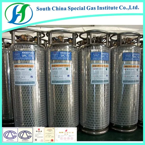 DPL Series Stainless Steel High Pressure Liquid Nitrogen Gas Cylinder Dewar