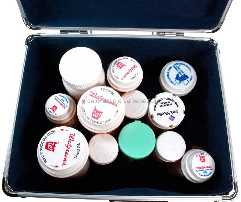 Medication and Security Lock Box - Keep Medications Safe - Key Lock