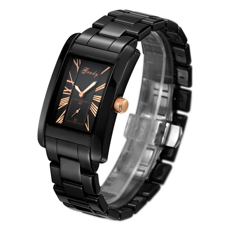 Ceramic Watch Women Waterproof Luminous  Chronograph Classic Japan Quartz  ladies wrist watch