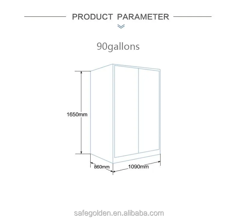 Industrial chemical toxic storage cabinet laboratory furniture made in metal used in laboratory