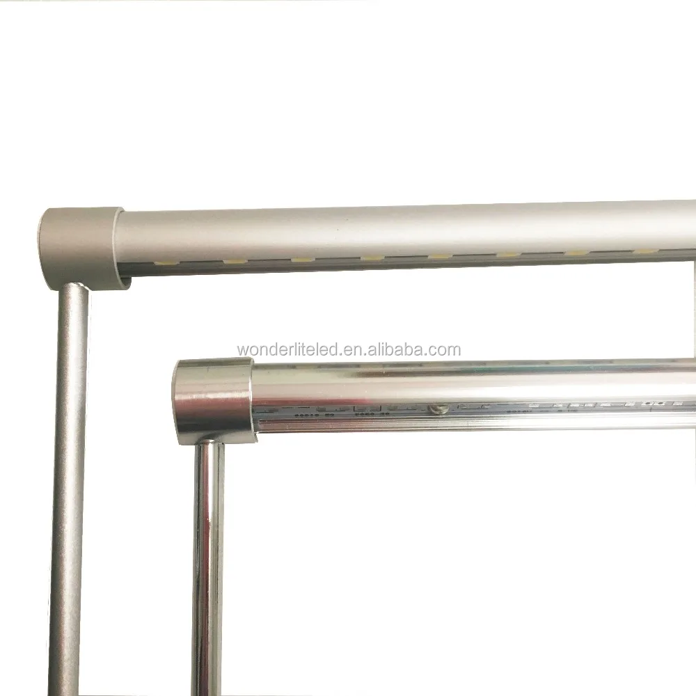 High brightness aluminum body Chrome finish DC12V led light for display case for jewelry Watch Museum