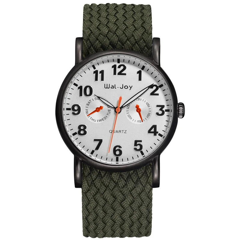 WJ8004 High Quality Wal-Joy Brand Watch Nylon Strap Accept Low MOQ OEM Wristwatch Hot Sale Yiwu Factory Business Watch For Men