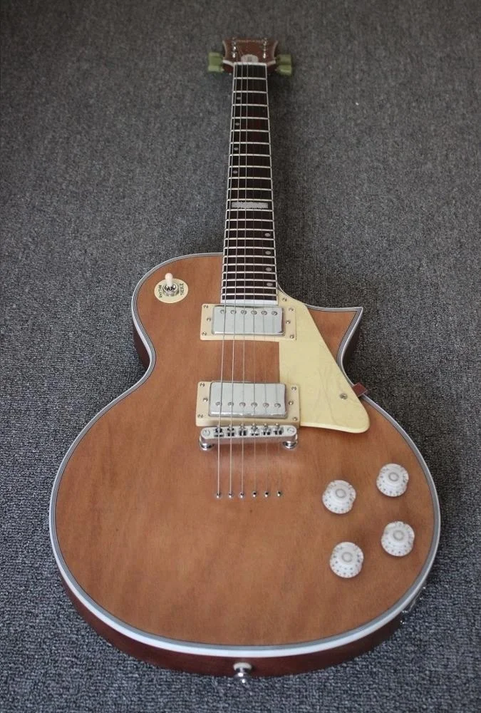 Weifang Rebon 6 String LP  electric guitar with string through body bridge