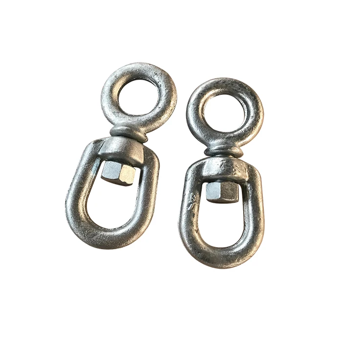 Custom size carbon steel chain swivels G401