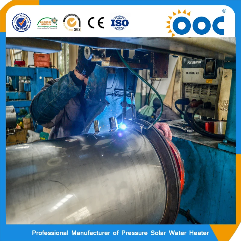 High pressurized split solar water heater 500 liter boiler