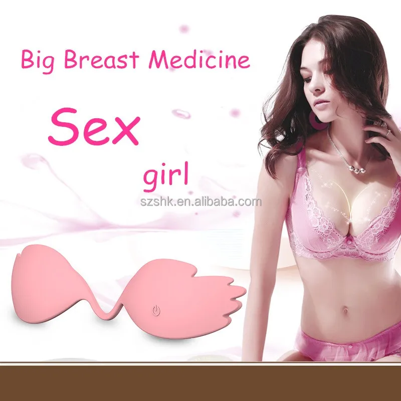 
Wireless Inserts chest nipple Enlarge Electric silicone breast enhancer 