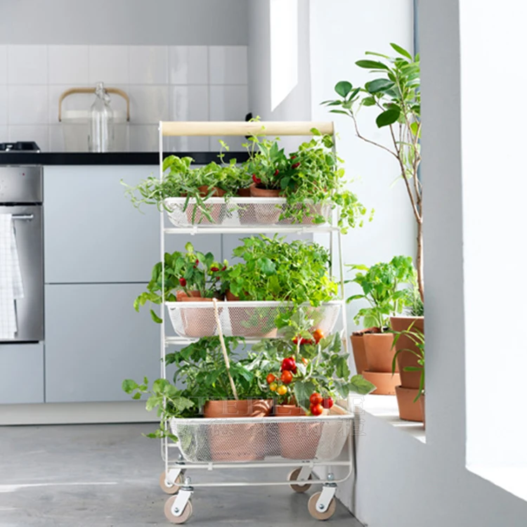 RISATORP Kitchen Trolley, white