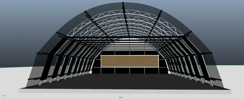 green house plastic agricultural film light deprivation greenhouse for sale