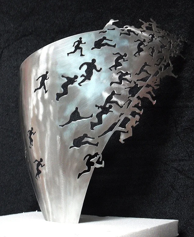  Огромные современные металлические художественные скульптуры из нержавеющей стали для улицы