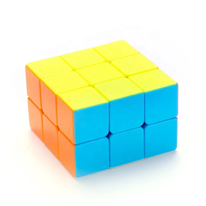 Wholesale Customized Good Quality 2x3x3 toy plastic stickerless puzzle game kids cube